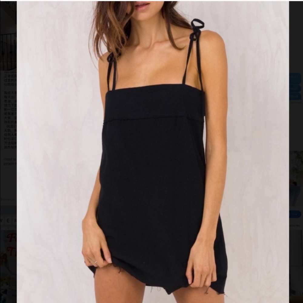 Princess Polly Black Vale Dress